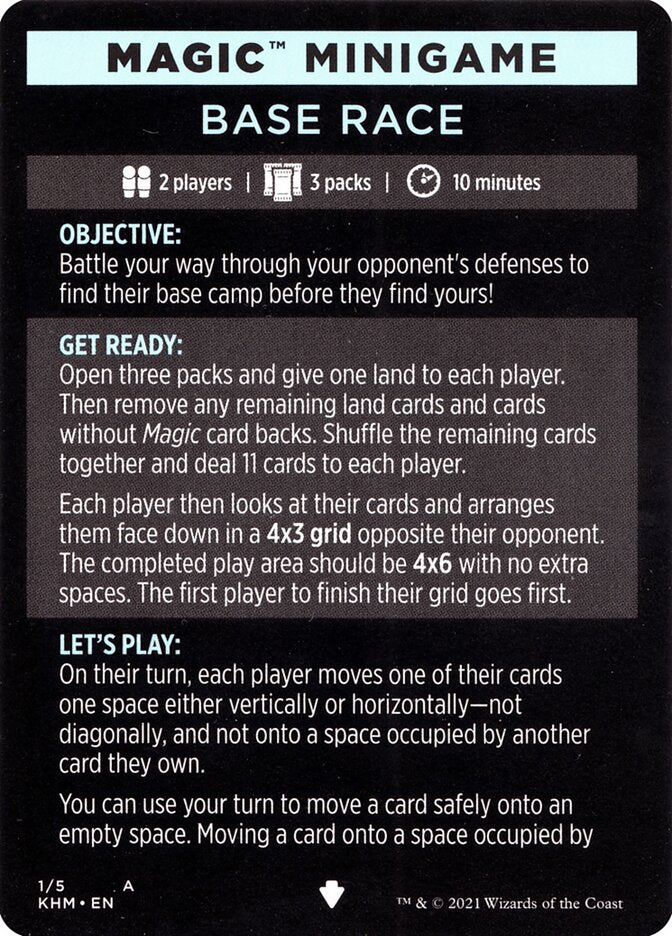 Base Race (Magic Minigame) [Kaldheim Minigame] 