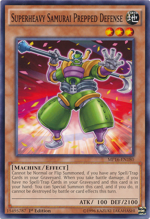 Superheavy Samurai Prepped Defense [MP16-EN180] Common 