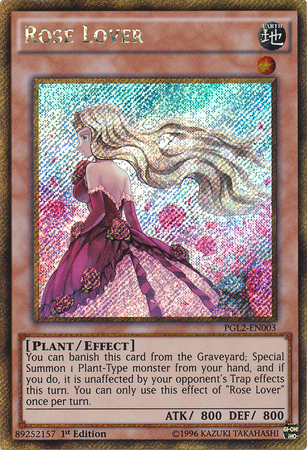 Rose Lover [PGL2-EN003] Gold Secret Rare 