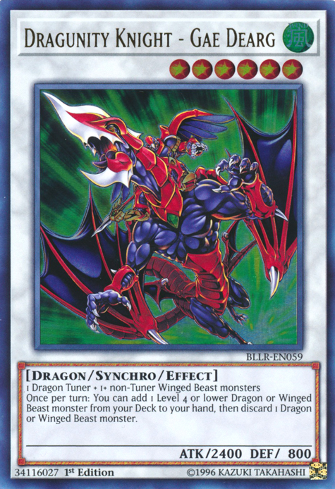 Dragunity Knight - Gae Dearg [BLLR-EN059] Ultra Rare 