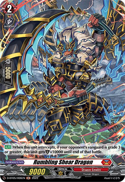 Rumbling Shear Dragon (D-BT05/H06EN) [Triumphant Return of the Brave Heroes]