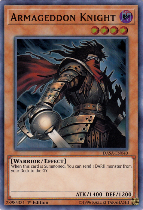 Armageddon Knight [DASA-EN040] Super Rare 