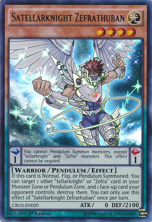 Satellitearknight Zefrathuban [CROS-EN020] Ultra Rare 
