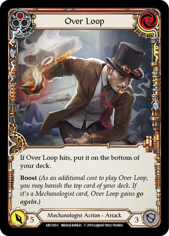 Over Loop (Red) [ARC020-C] (Arcane Rising) 1st Edition Normal 