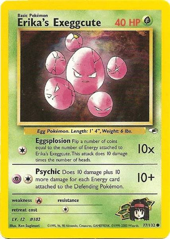 Erika's Exeggcute (77/132) [Gym Heroes Unlimited] 