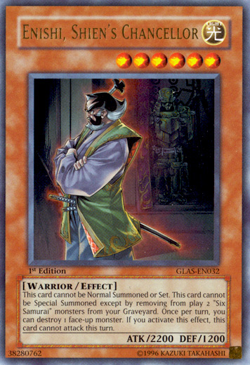 Enishi, Shien's Chancellor [GLAS-EN032] Ultra Rare 