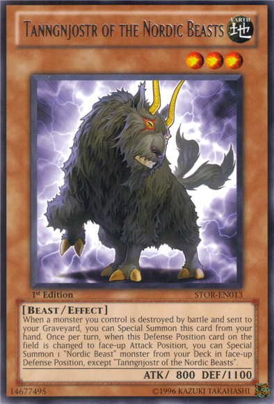 Tanngnjostr of the Nordic Beasts [STOR-EN013] Rare 