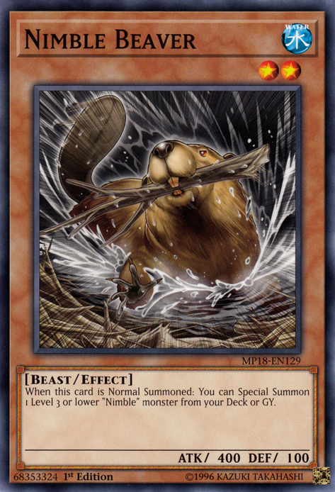 Nimble Beaver [MP18-EN129] Short Print 
