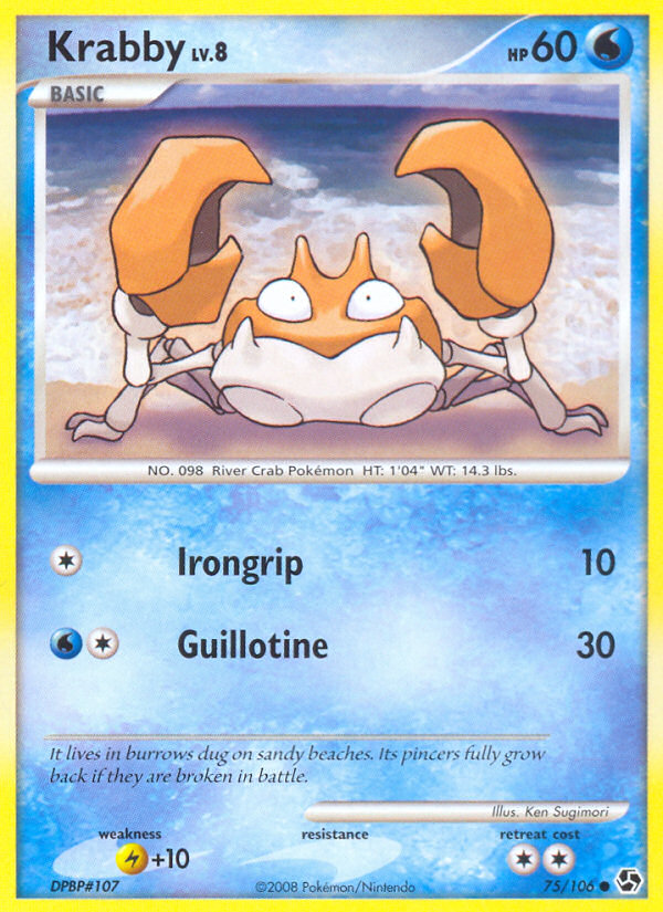Krabby (75/106) [Diamond &amp; Pearl: Great Encounters] 