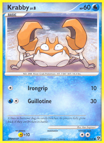 Krabby (75/106) [Diamond &amp; Pearl: Great Encounters] 