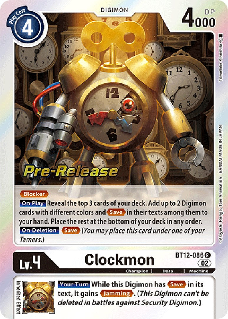 Clockmon [BT12-086] [Across Time Pre-Release Cards] 