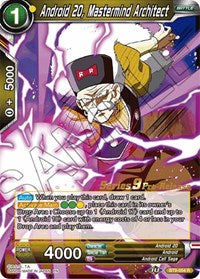 Android 20, Mastermind Architect (BT9-054) [Universal Onslaught Prerelease Promos] 
