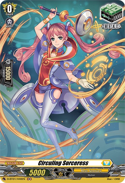 Circuling Sorceress (D-BT01/H40EN) [Genesis of the Five Greats]