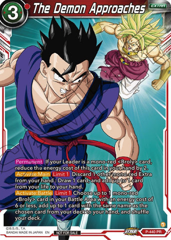 The Demon Approaches (Zenkai Series Tournament Pack Vol.2) (P-440) [Tournament Promotion Cards] 