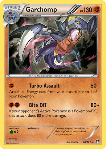 Garchomp (70/122) [XY: BREAKpoint] 