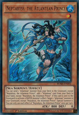 Neptabyss, the Atlantean Prince [BOSH-EN092] Ultra Rare 
