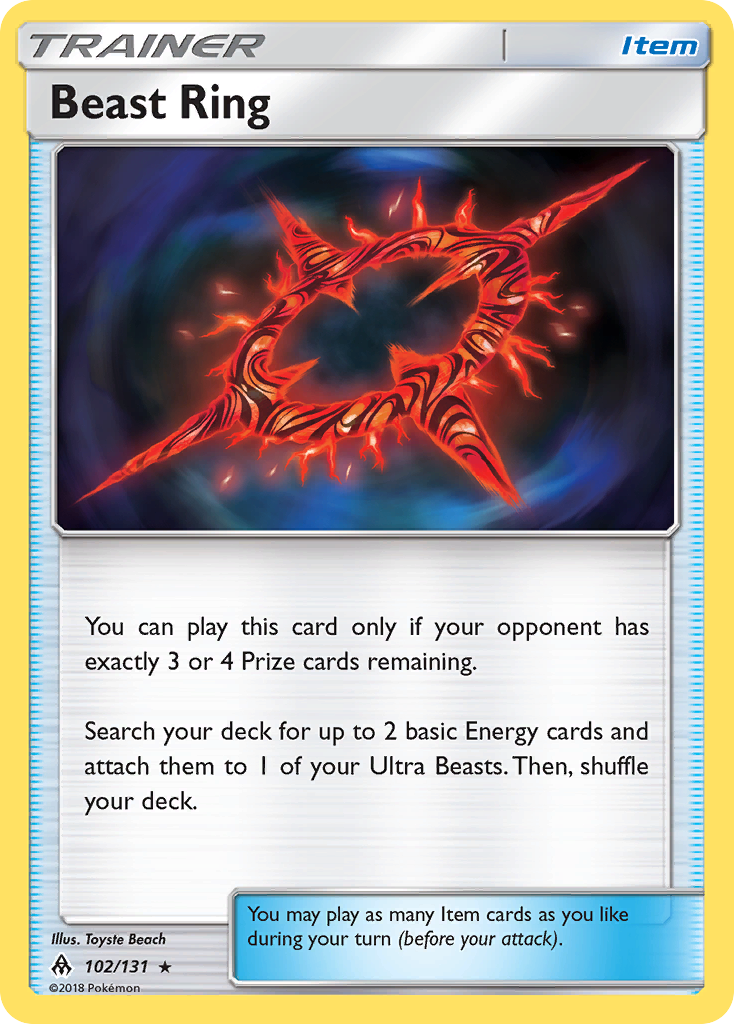Beast Ring (102/131) [Sun &amp; Moon: Forbidden Light] 