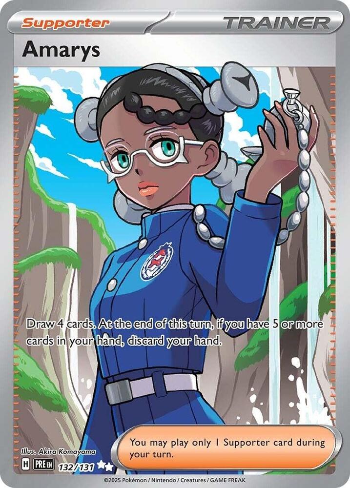 Amarys (132/131) [Scarlet &amp; Violet: Prismatic Evolutions] 