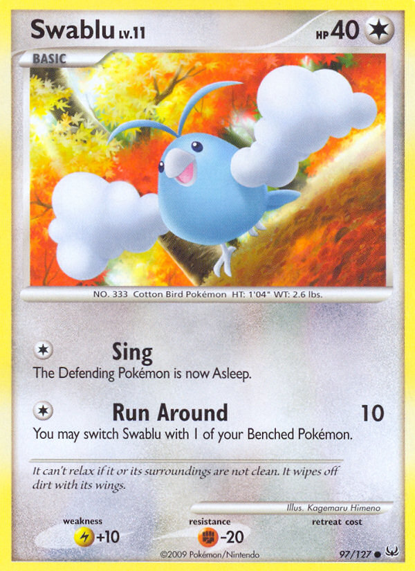 Swablu (97/127) [Platinum: Base Set] 