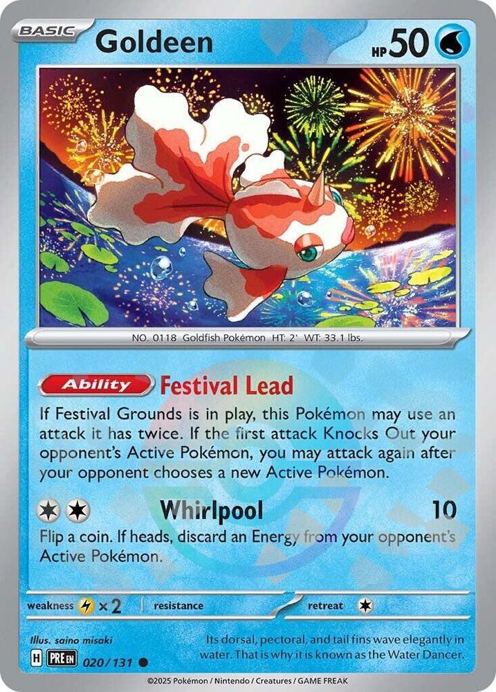 Goldeen (020/131) (Poke Ball Pattern) [Scarlet &amp; Violet: Prismatic Evolutions] 