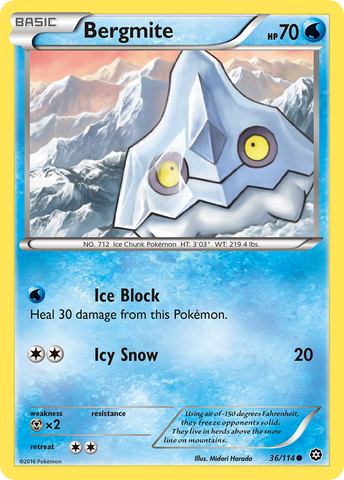 Bergmite (36/114) [XY: Steam Siege] 