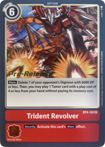 Trident Revolver [BT4-100] [Great Legend Pre-Release Promos] 