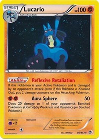 Lucario (80/113) (Cosmos Holo) [Black &amp; White: Legendary Treasures] 