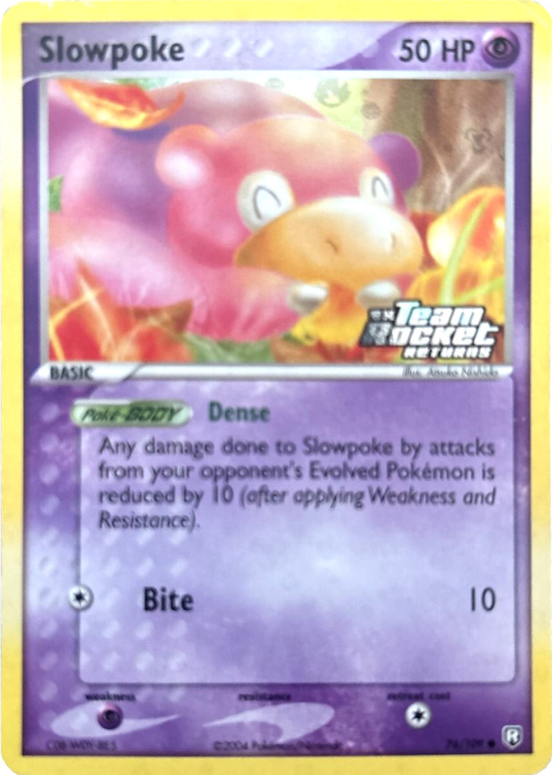Slowpoke (76/109) (Stamped) [EX: Team Rocket Returns] 