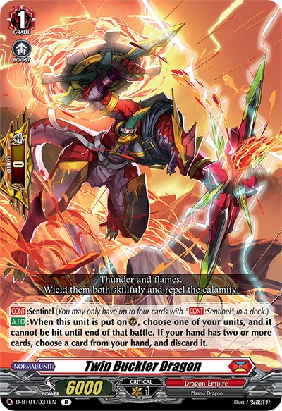 Twin Buckler Dragon (D-BT01/031EN) [Genesis of the Five Greats]