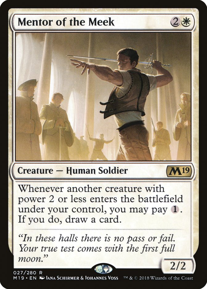 Mentor of the Meek [Core Set 2019] 