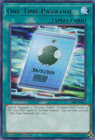 One-Time Passcode [CIBR-EN061] Rare 