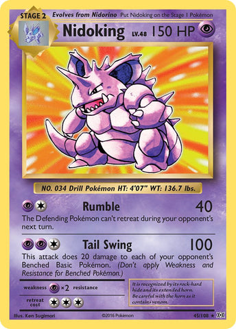 Nidoking (45/108) (Theme Deck Exclusive) [XY: Evolutions] 