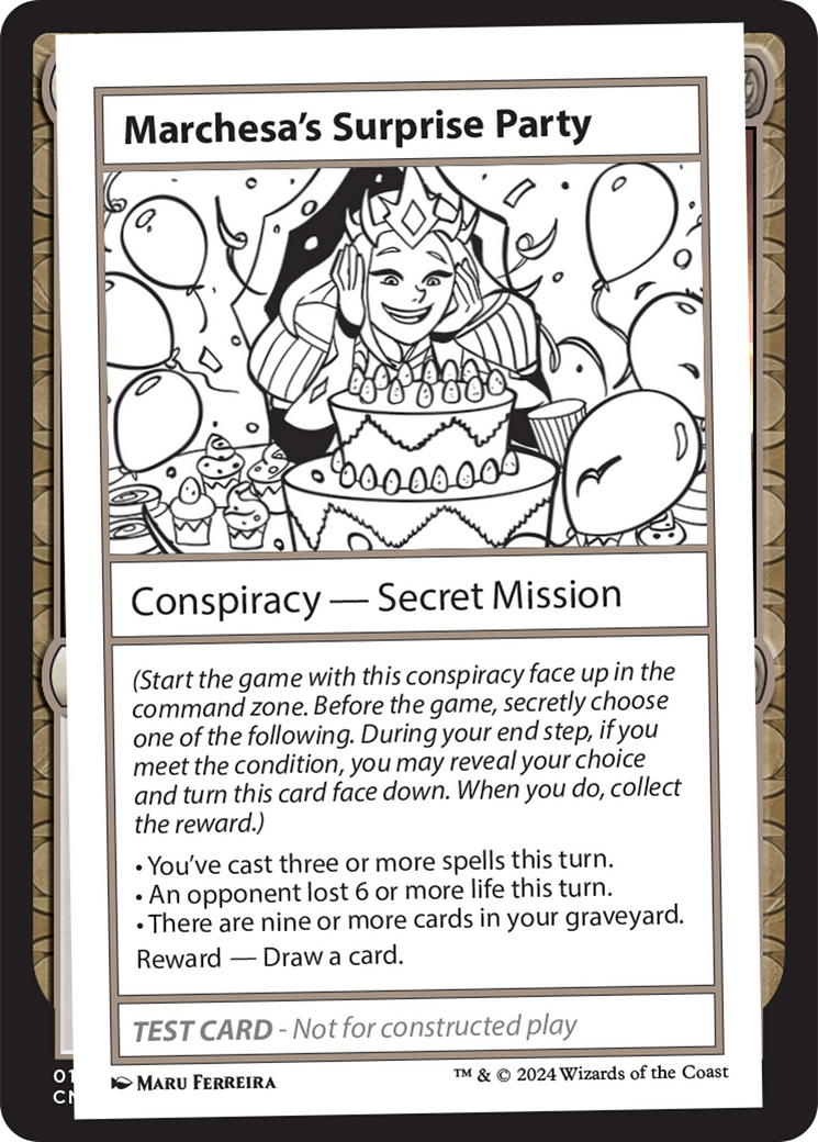 Marchesa's Surprise Party [Mystery Booster 2 Playtest Cards] 