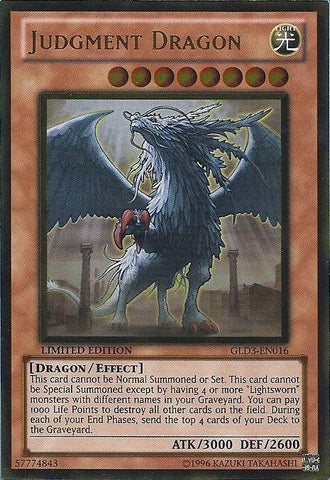 Judgment Dragon [GLD3-EN016] Gold Rare 
