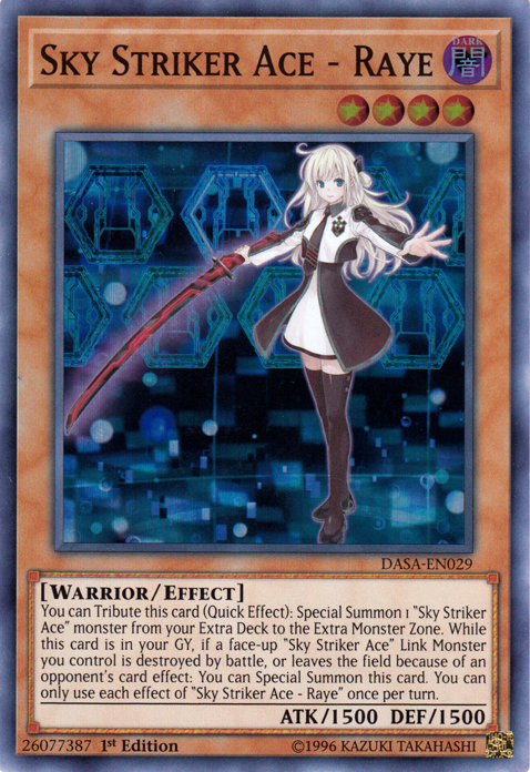 Sky Striker Ace - Raye [DASA-EN029] Super Rare 