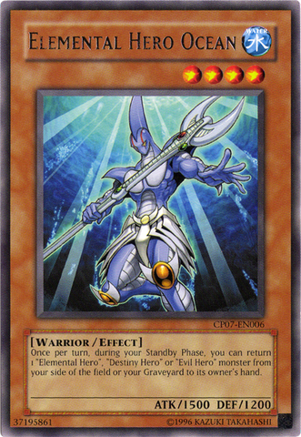 Elemental Hero Ocean [CP07-EN006] Rare 