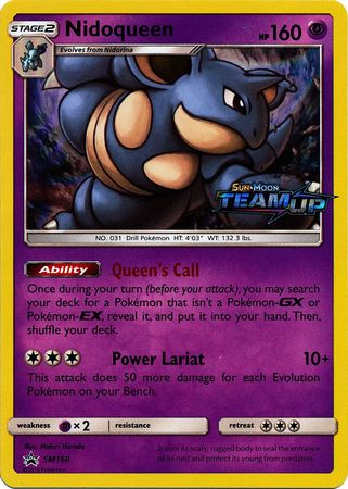 Nidoqueen (SM160) (Staff) [Sun &amp; Moon: Black Star Promos] 