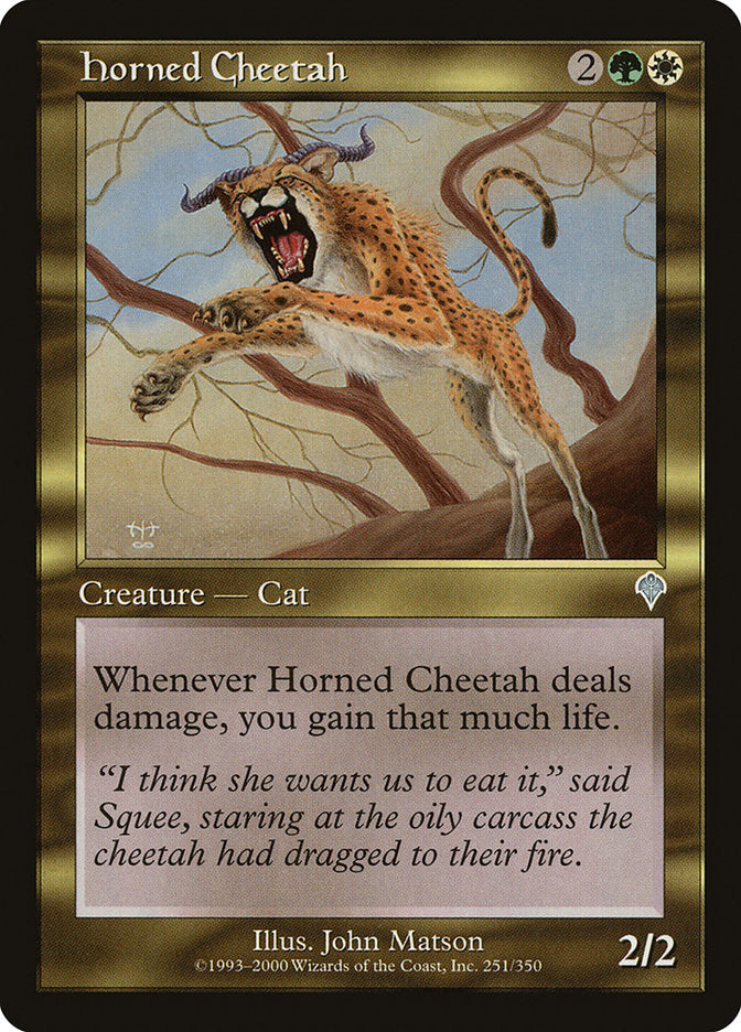 Horned Cheetah [Invasion] 