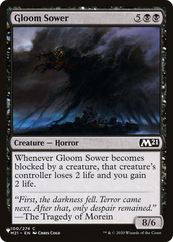 Gloom Sower [The List Reprints] 