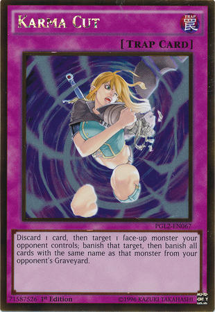 Karma Cut [PGL2-EN067] Gold Rare 