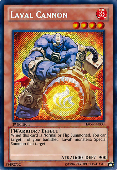 Laval Cannon [HA06-EN003] Secret Rare 