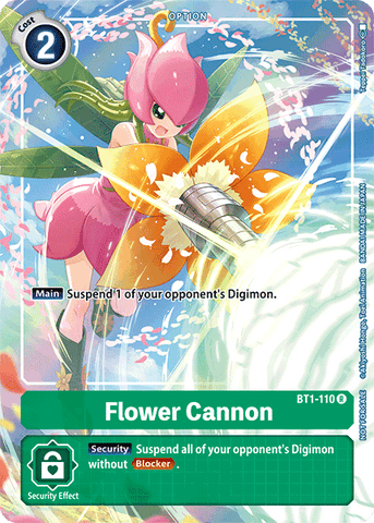 Flower Cannon [BT1-110] (Tamer's Evolution Box) [Release Special Booster Ver.1.0 Promos] 