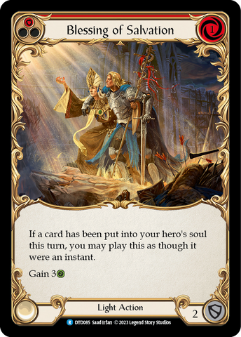 Blessing of Salvation (Red) [DTD085] (Dusk Till Dawn) Rainbow Foil 