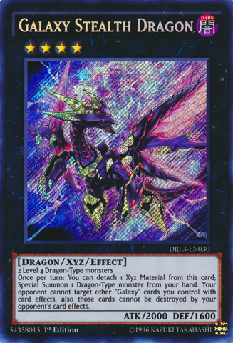 Galaxy Stealth Dragon [DRL3-EN030] Secret Rare 