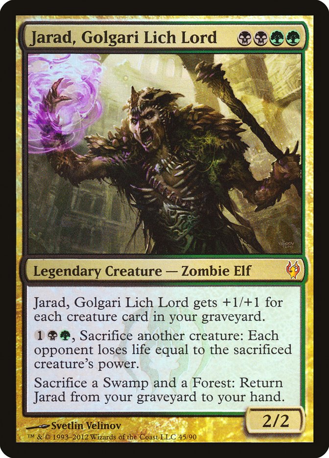 Jarad, Golgari Lich Lord [Duel Decks: Izzet vs. Golgari] 