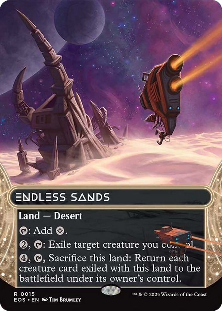 Endless Sands (0008) (Borderless) [Edge of Eternities: Stellar Sights] 