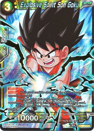 Explosive Spirit Son Goku (BT3-088) [Cross Worlds] 