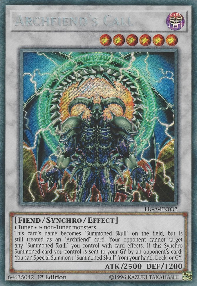 Archfiend's Call [FIGA-EN032] Secret Rare 
