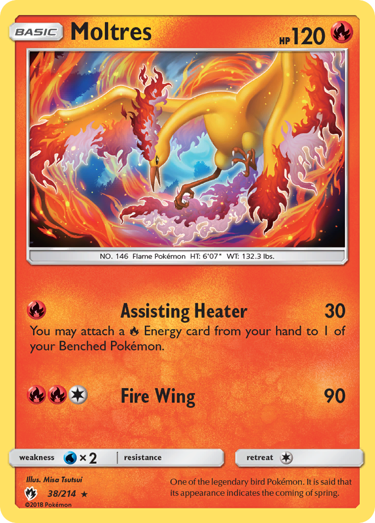 Moltres (38/214) [Sun &amp; Moon: Lost Thunder] 