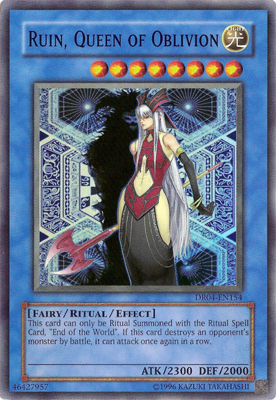 Ruin, Queen of Oblivion [DR04-EN154] Super Rare 